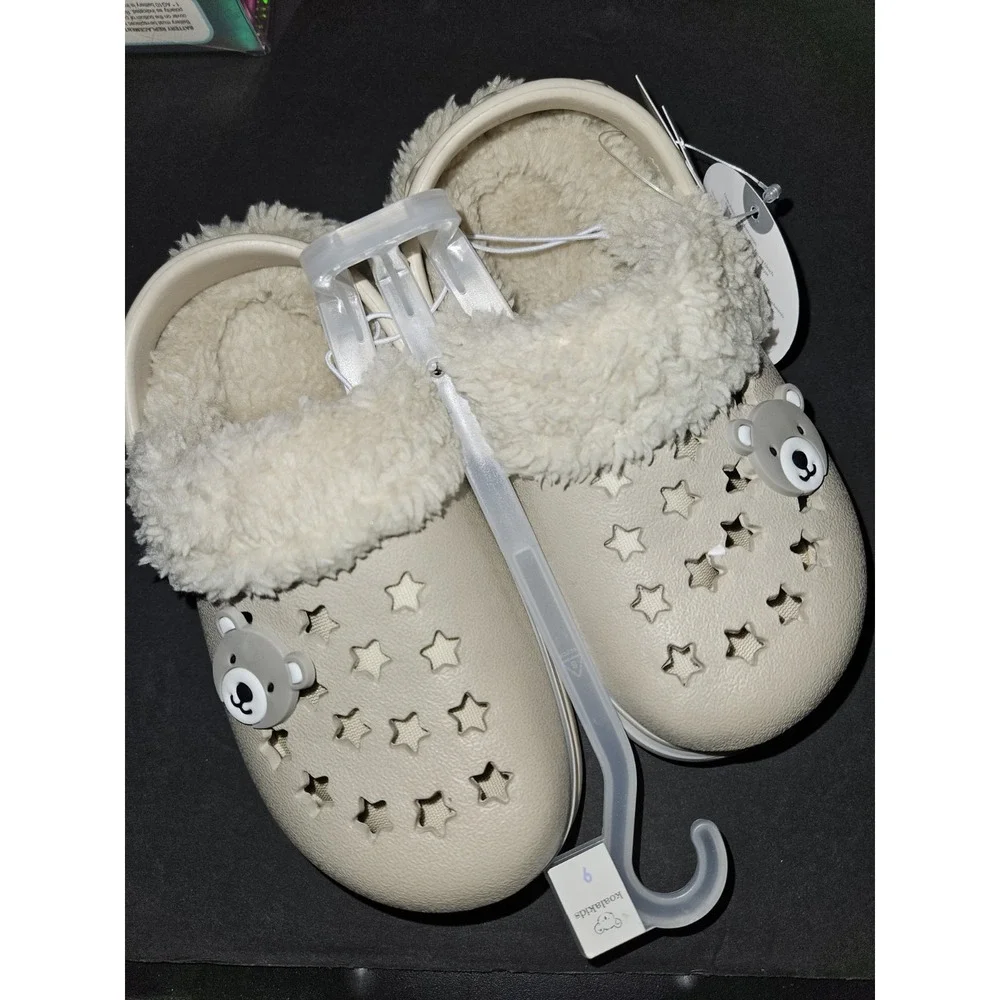 Size 9 Koala Kids‎ Fur Lined Clogs New